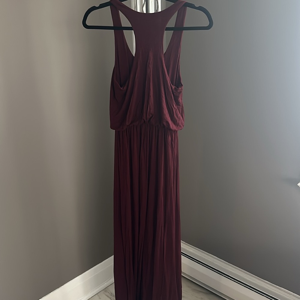 Lush Burgundy Maxi Dress - XS - Picture 3 of 3